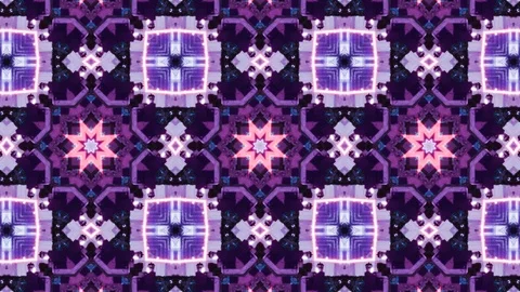 Poly Art Kaleidoscope Hypnotic Pattern Animation Footage Stock Footage 123159003