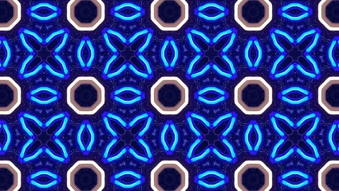 Poly Art Kaleidoscope Hypnotic Pattern Animation Footage Stock Footage 123159165
