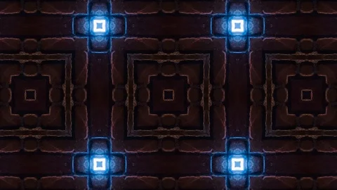 Poly Art Kaleidoscope Hypnotic Pattern Animation Footage Stock Footage 123159279