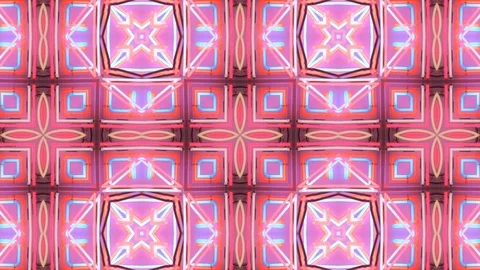 Poly Art Kaleidoscope Hypnotic Pattern Animation Footage Stock Footage 123159951