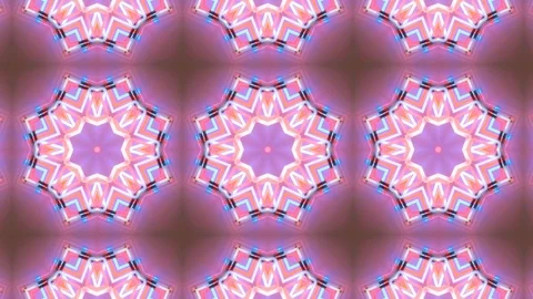 Poly Art Kaleidoscope Hypnotic Pattern Animation Footage Stock Footage 123160289