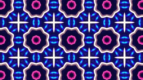 Poly Art Kaleidoscope Hypnotic Pattern Animation Footage Stock Footage 123161362