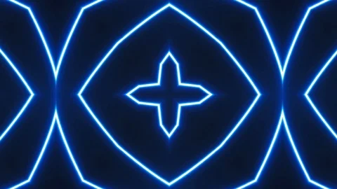 Poly Art Kaleidoscope Hypnotic Pattern Animation Footage Stock Footage 123161454