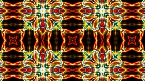 Poly Art Kaleidoscope Hypnotic Pattern Animation Footage Stock Footage 123162353