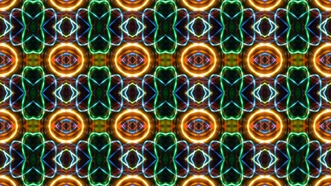 Poly Art Kaleidoscope Hypnotic Pattern Animation Footage Stock Footage 123162473