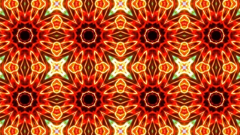 Poly Art Kaleidoscope Hypnotic Pattern Animation Footage Stock Footage 123162587