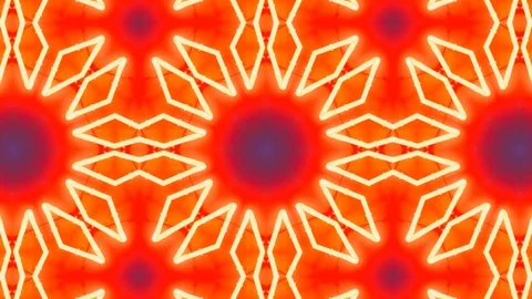 Poly Art Kaleidoscope Hypnotic Pattern Animation Footage Stock Footage 123162902