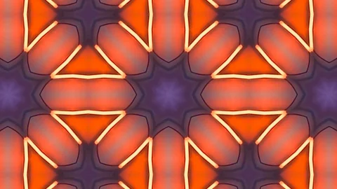 Poly Art Kaleidoscope Hypnotic Pattern Animation Footage Stock Footage 123163161
