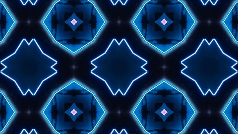 Poly Art Kaleidoscope Hypnotic Pattern Animation Footage Stock Footage 123163181