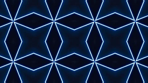 Poly Art Kaleidoscope Hypnotic Pattern Animation Footage Stock Footage 123163380