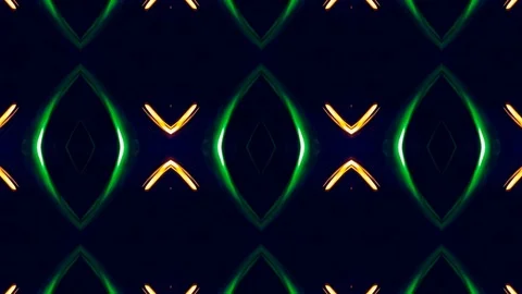 Poly Art Kaleidoscope Hypnotic Pattern Animation Footage Video stock 123163665