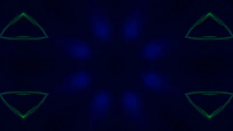 Poly Art Kaleidoscope Hypnotic Pattern Animation Footage Stock Footage 123163807