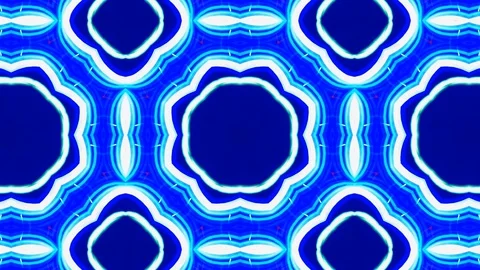 Poly Art Kaleidoscope Hypnotic Pattern Animation Footage Stock Footage 123164072