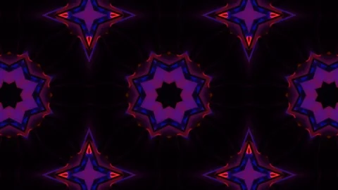 Poly Art Kaleidoscope Hypnotic Pattern Animation Footage Stock Footage 123164759