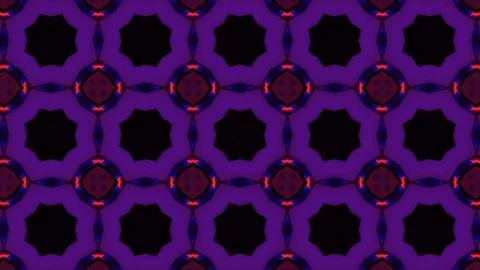 Poly Art Kaleidoscope Hypnotic Pattern Animation Footage Video stock 123165385