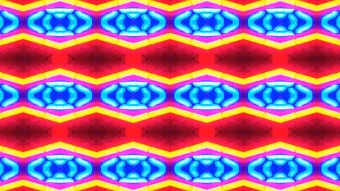 Poly Art Kaleidoscope Hypnotic Pattern Animation Footage Stock Footage 123165422
