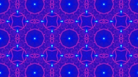 Poly Art Kaleidoscope Hypnotic Pattern Animation Footage Stock Footage 123166231