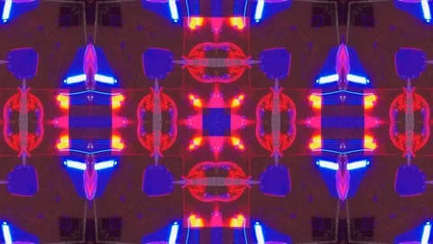 Poly Art Kaleidoscope Hypnotic Pattern Animation Footage Stock Footage 123166247