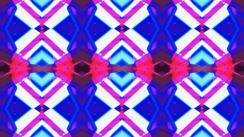 Poly Art Kaleidoscope Hypnotic Pattern Animation Footage Stock Footage 123166395
