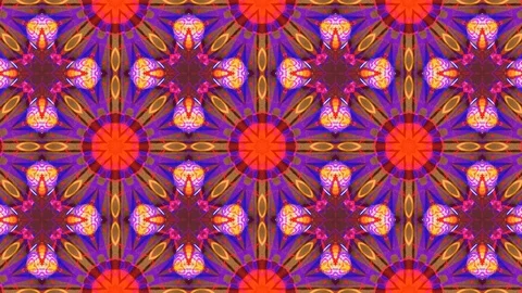 Poly Art Kaleidoscope Hypnotic Pattern Animation Footage Stock Footage 123166575