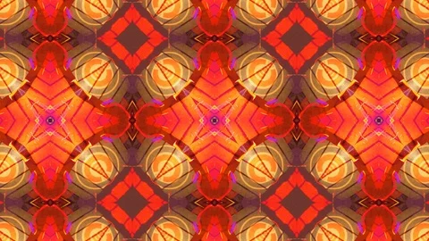 Poly Art Kaleidoscope Hypnotic Pattern Animation Footage Stock Footage 123167083