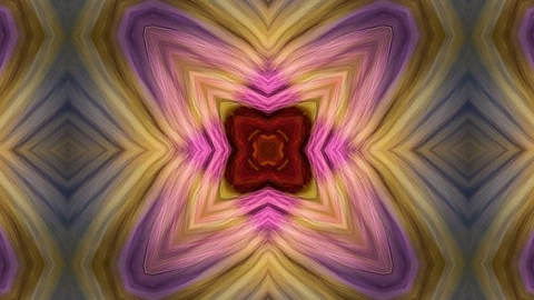 Poly Art Kaleidoscope Hypnotic Pattern Animation Footage Stock Footage 123167551