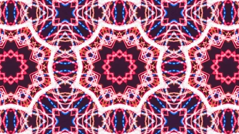 Poly Art Kaleidoscope Hypnotic Pattern Animation Footage Stock Footage 123170372