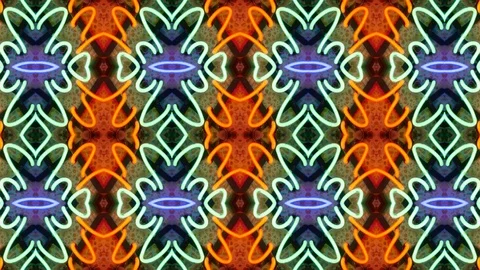 Poly Art Kaleidoscope Hypnotic Pattern Animation Footage Stock Footage 123170516