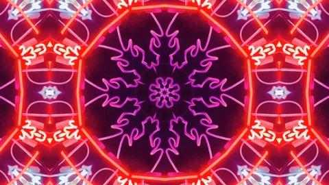 Poly Art Kaleidoscope Hypnotic Pattern Animation Footage Stock Footage 123170698