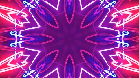 Poly Art Kaleidoscope Hypnotic Pattern Animation Footage Stock Footage 123170771