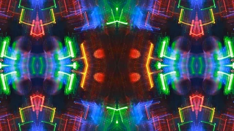 Poly Art Kaleidoscope Hypnotic Pattern Animation Footage Stock Footage 123171028