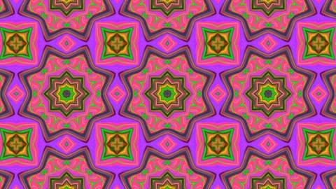 Poly Art Kaleidoscope Hypnotic Pattern Animation Footage Stock Footage 126261108