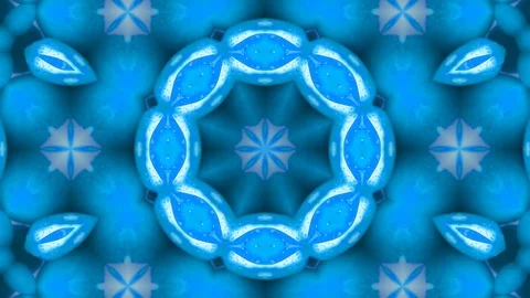 Poly Art Kaleidoscope Hypnotic Pattern Animation Footage Stock Footage 126261305
