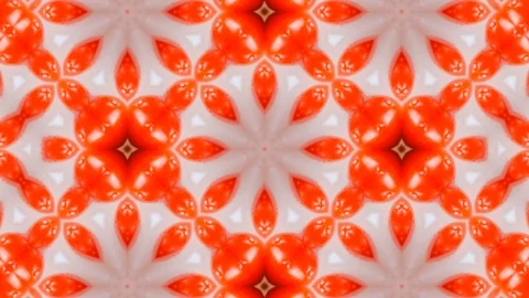 Poly Art Kaleidoscope Hypnotic Pattern Animation Footage Stock Footage 126261406