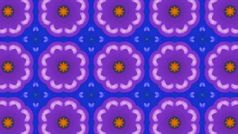 Poly Art Kaleidoscope Hypnotic Pattern Animation Footage Stock Footage 126261453