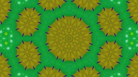 Poly Art Kaleidoscope Hypnotic Pattern Animation Footage Stock Footage 126261759