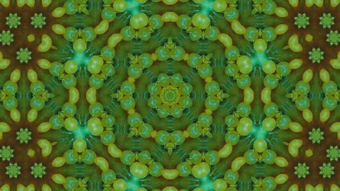 Poly Art Kaleidoscope Hypnotic Pattern Animation Footage Video stock 126262000
