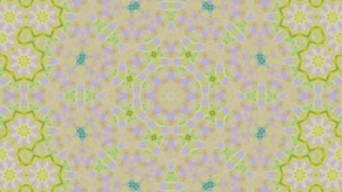 Poly Art Kaleidoscope Hypnotic Pattern Animation Footage Stock Footage 126262099