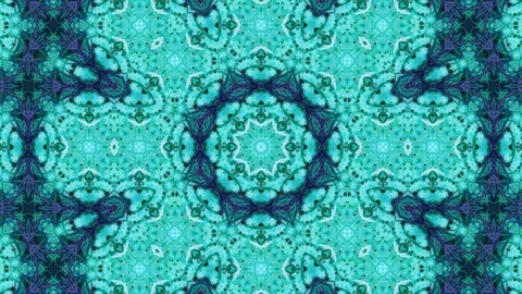 Poly Art Kaleidoscope Hypnotic Pattern Animation Footage Stock Footage 126262185