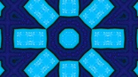 Poly Art Kaleidoscope Hypnotic Pattern Animation Footage Stock Footage 126262364