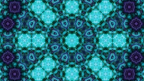 Poly Art Kaleidoscope Hypnotic Pattern Animation Footage Stock Footage 126262472