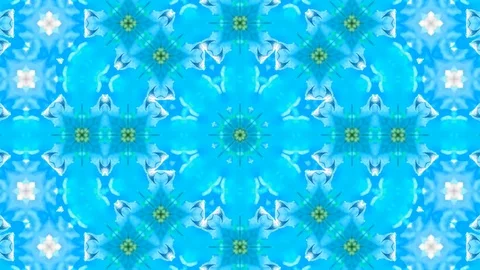 Poly Art Kaleidoscope Hypnotic Pattern Animation Footage Stock Footage 126262556