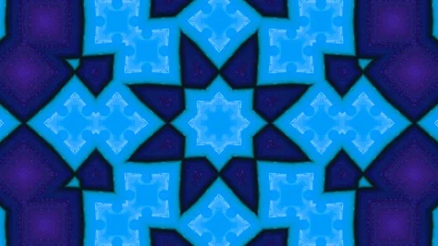 Poly Art Kaleidoscope Hypnotic Pattern Animation Footage Stock Footage 126262637