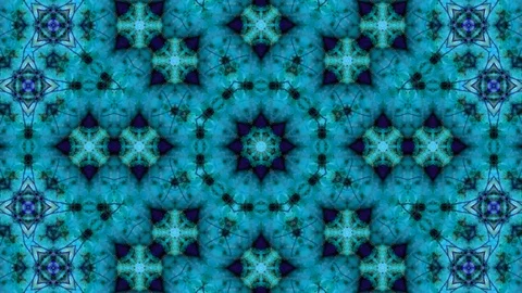 Poly Art Kaleidoscope Hypnotic Pattern Animation Footage Stock Footage 126262759