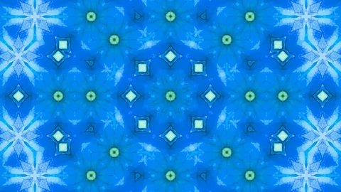Poly Art Kaleidoscope Hypnotic Pattern Animation Footage Stock Footage 126262812