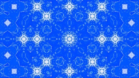Poly Art Kaleidoscope Hypnotic Pattern Animation Footage Stock Footage 126264453