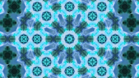 Poly Art Kaleidoscope Hypnotic Pattern Animation Footage Stock Footage 126264583