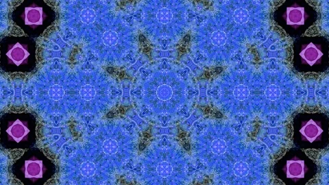 Poly Art Kaleidoscope Hypnotic Pattern Animation Footage Video stock 126265074