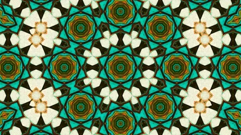 Poly Art Kaleidoscope Hypnotic Pattern Animation Footage Stock Footage 126265165