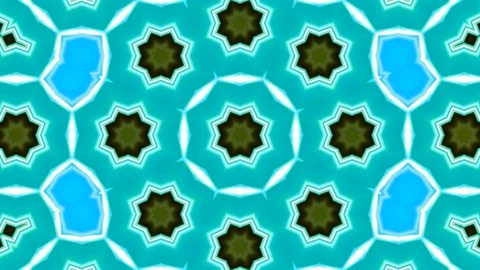 Poly Art Kaleidoscope Hypnotic Pattern Animation Footage Stock Footage 126265673